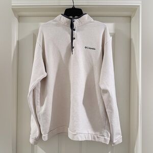 Columbia Men's Off-White Crewneck Sweater